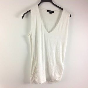 New GNU Womens Blouse Top Shirt White Size L